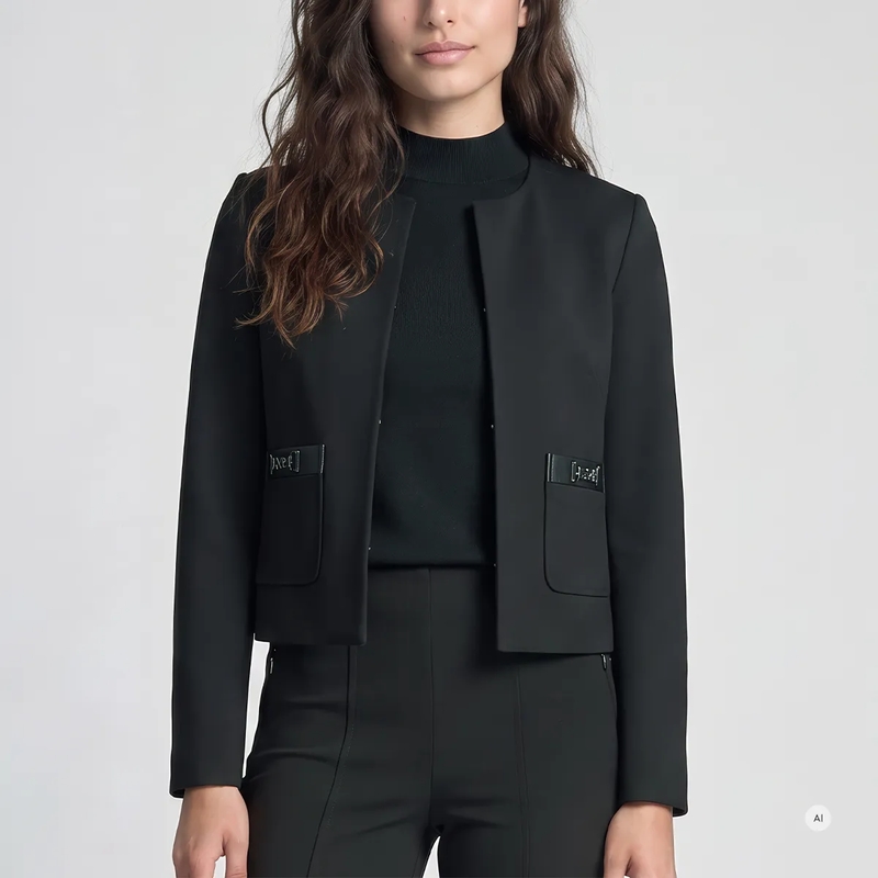 Marc Aurel Blazer Blazerjacke- mit Schmuckdetail- Blende aus vega schwarz(Image 3)
