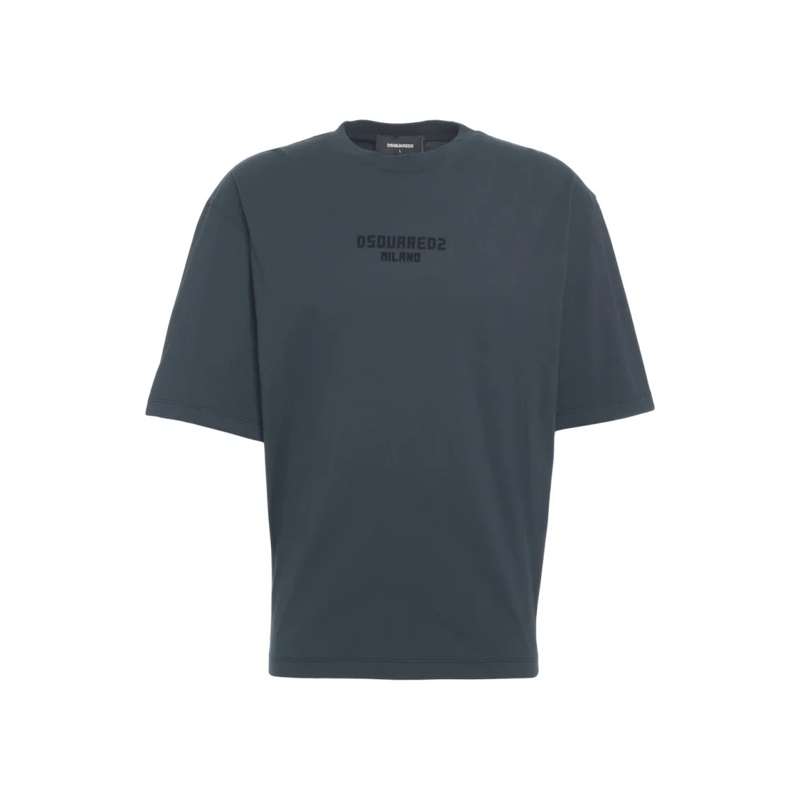 Dsquared2 T-shirt Oversized Logo Print T-Shirt Blue