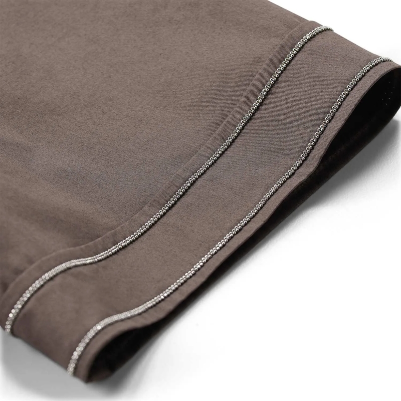 Peserico Robe longue Tailliertes Midikleid braun(Image 5)