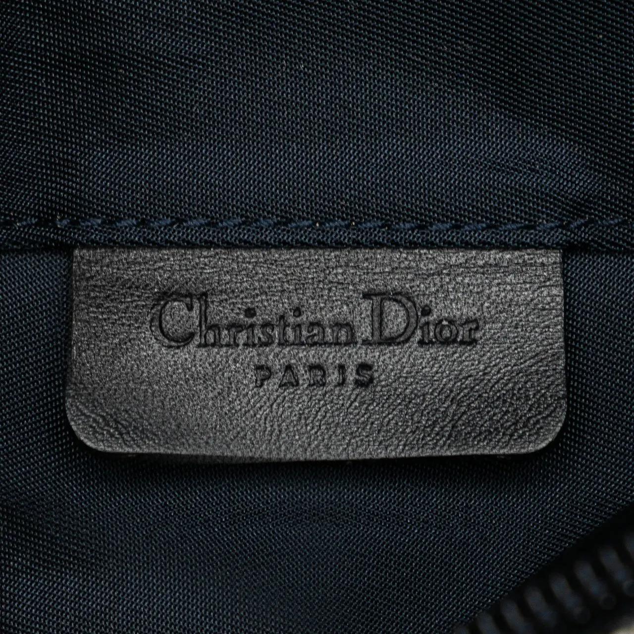Thumbnail - Christian Dior Kosmetiktaschen - Diorissimo Canvas Saddle Pouch - Gr. unisize - in Blau - für Damen