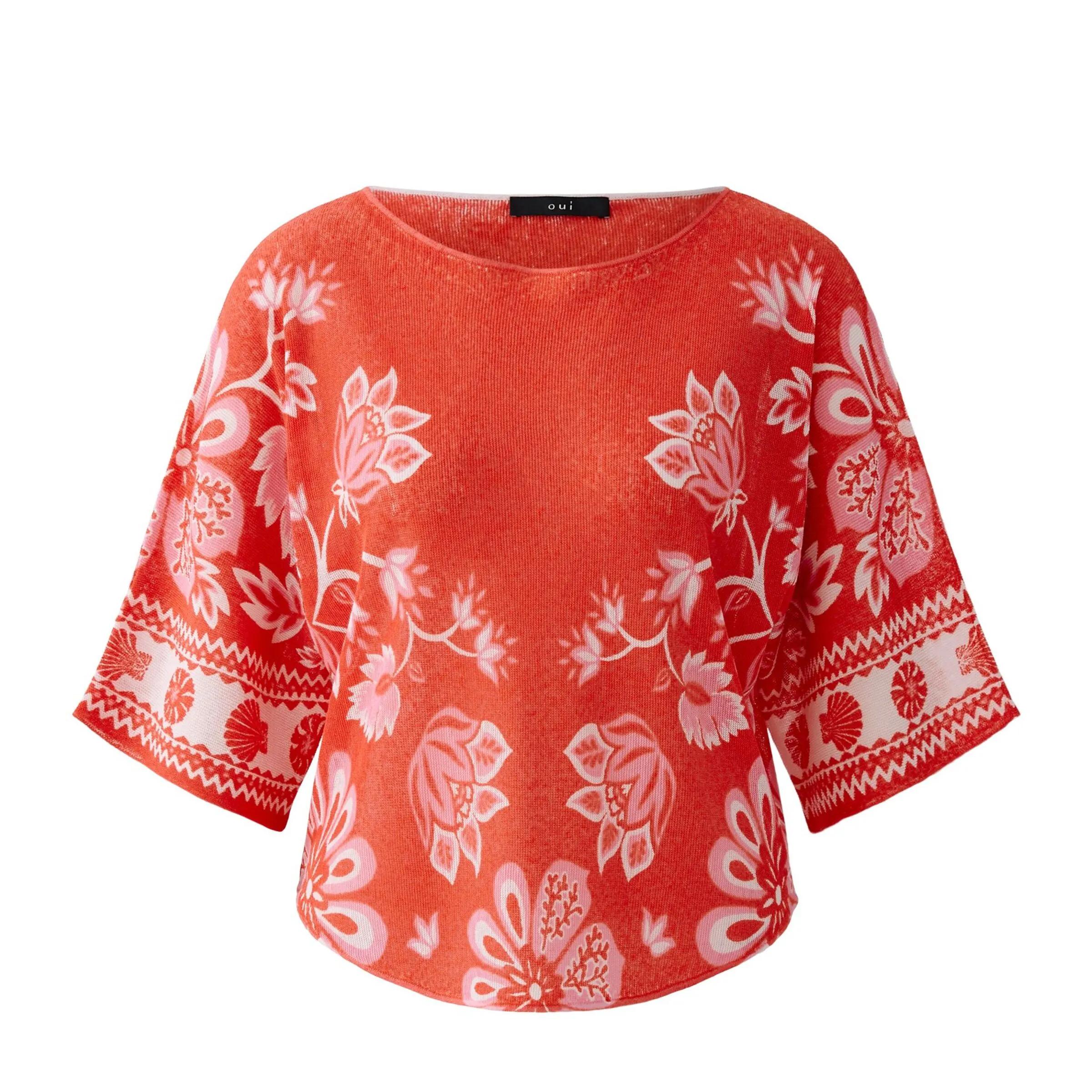 Thumbnail - Oui - Pullover - Größe 38 DAMEN - red