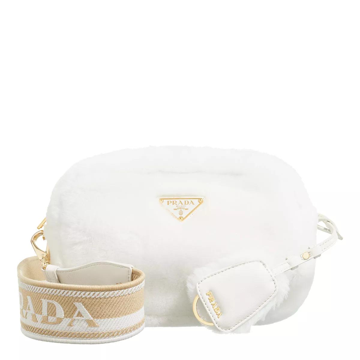 Prada Papaya Shoulder Bag White | Sac à bandoulière