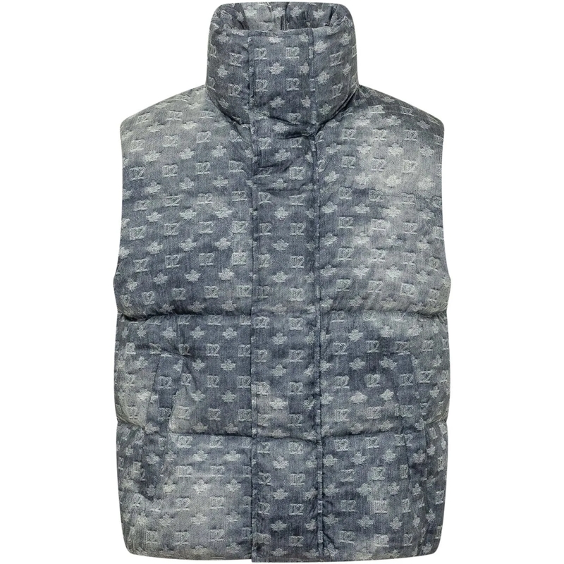 Dsquared2  Gilet Imbottito Monogram grau