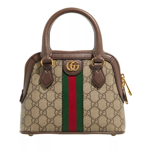 Gucci Ophidia GG Mini Top Handle Bag Beige / Ebony Mini Bag