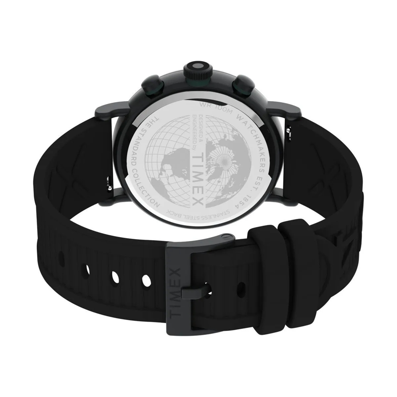 Timex Chronograph Chronographenuhr Timex Standard Tachymeter schwarz(Image 5)