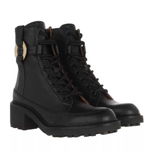 Chloé Darryl Lace Up Boots Black Ankle Boot