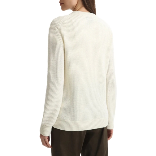 Woolrich  Merino Wool Crewneck Sweater Ivory weiß (Image 2)