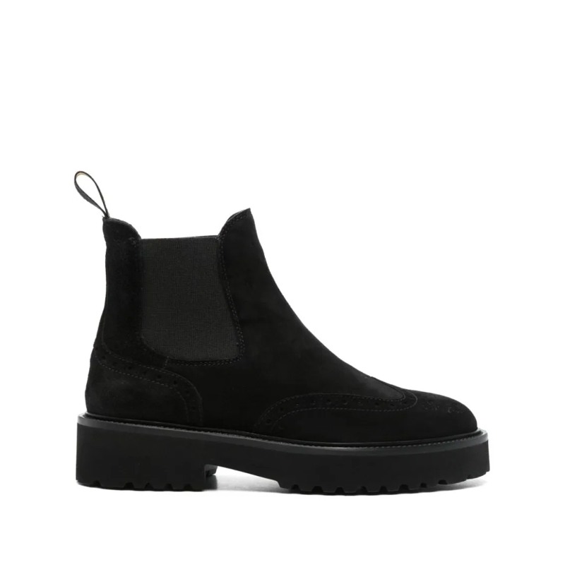 Doucal's Bottes Casual Closed Toe Ankle Boots Black