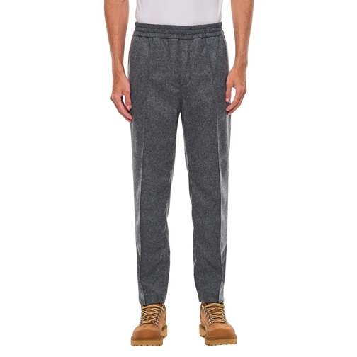 A.P.C. Jogging Broek Pieter Wool Trousers Grey