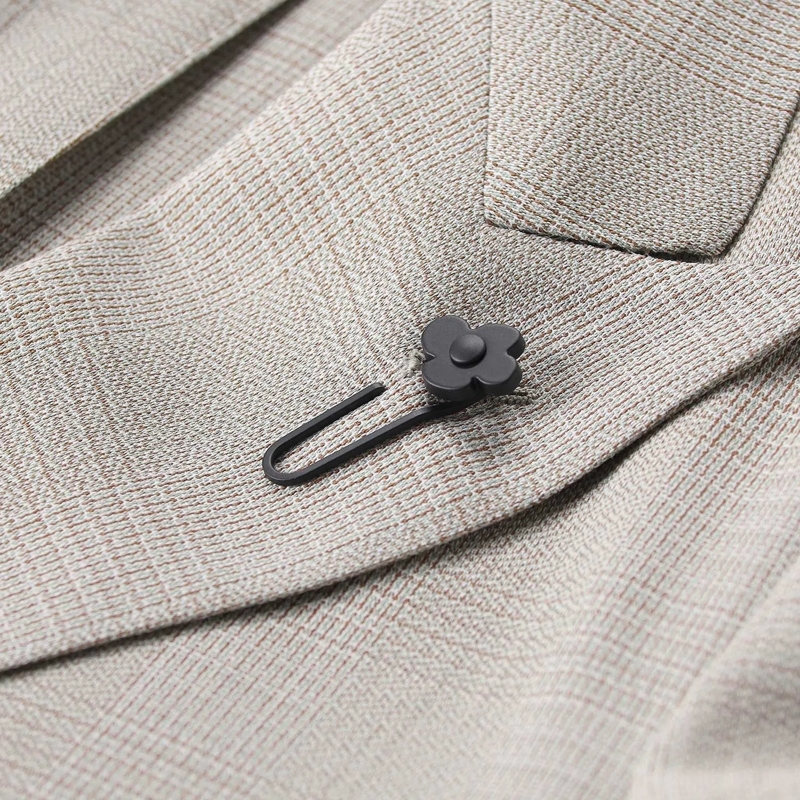 Lardini Blazer Karierter Blazer grau(Image 4)