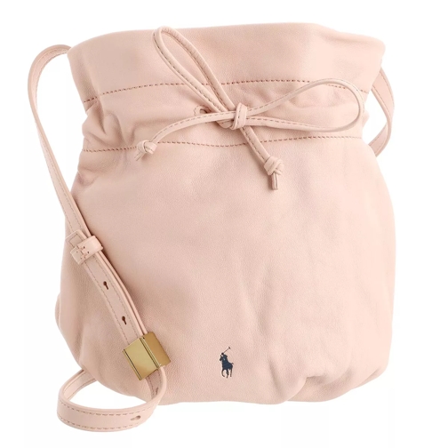 Polo Ralph Lauren Pny Pch Drawstring Medium Ballet Pink Bucket Bag