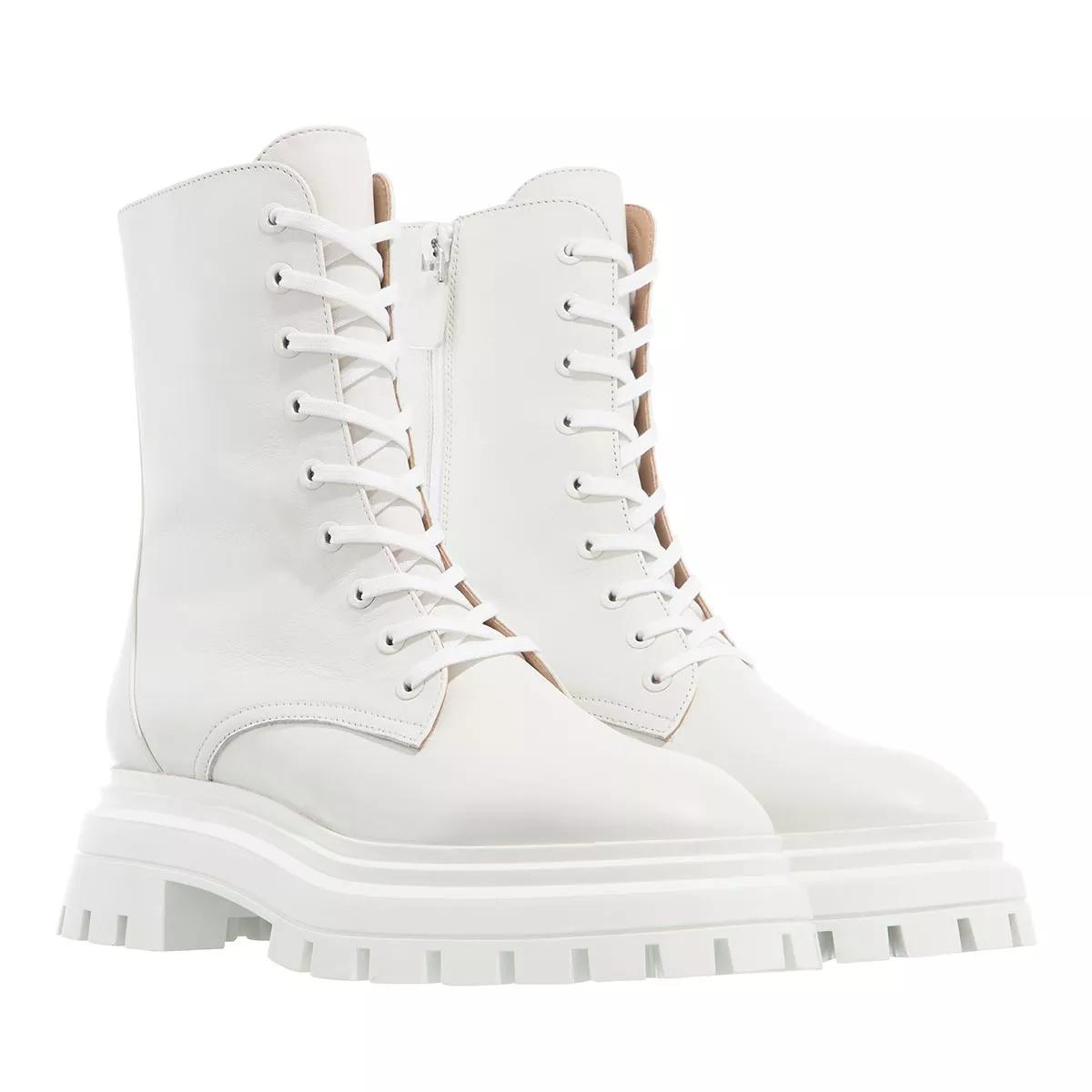 White lace up deals booties