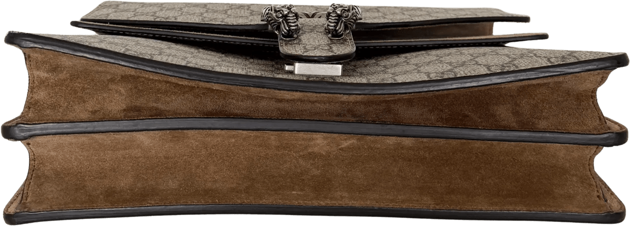 Thumbnail - Gucci Hobo Bags - Gucci Dionysus Medium GG Supreme Brown Full Set / - Gr. unisize - in Braun - für Damen