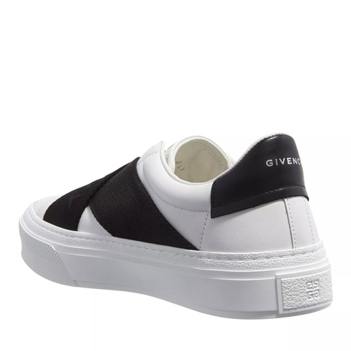 Givenchy sneaker à enfiler City Sport Sneakers With Doulble Webbing Strap White/Black (Image 2)