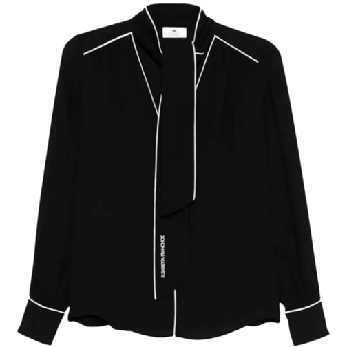 Elisabetta Franchi T-shirts Shirts Neroburro schwarz