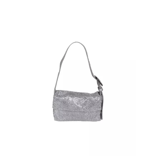 Benedetta Bruzziches Aluminum Mesh Bag Silver Crossbody Bag