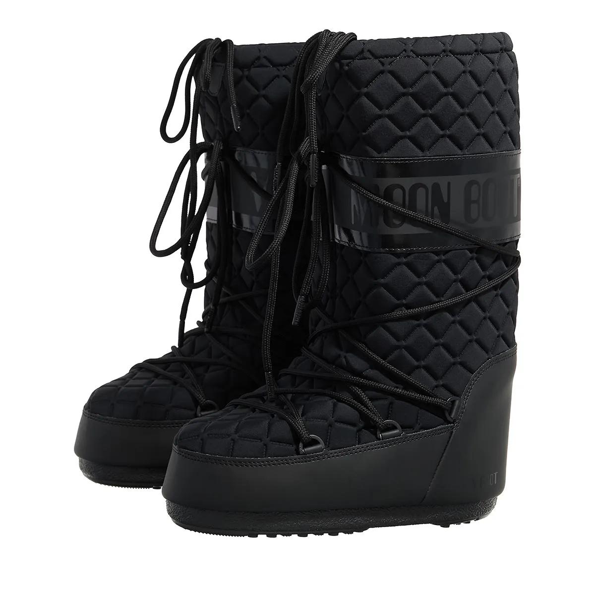 Moonboot Boots & Stiefeletten - Mb Icon Quilt - Gr. 35_38 - in Schwarz - für Damen