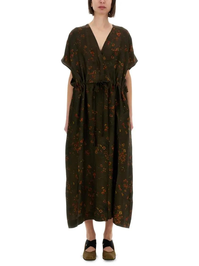 Thumbnail - Uma Wang - "Acre" Dress - Größe M - grün