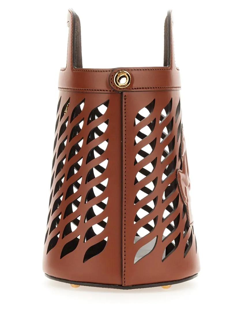 ETRO Bucket bags Coffa Bag With Logo in bruin