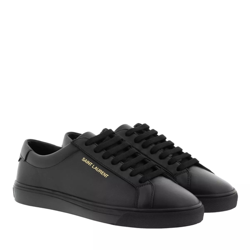 Saint Laurent Andy Sneaker Leather Black lage-top sneaker