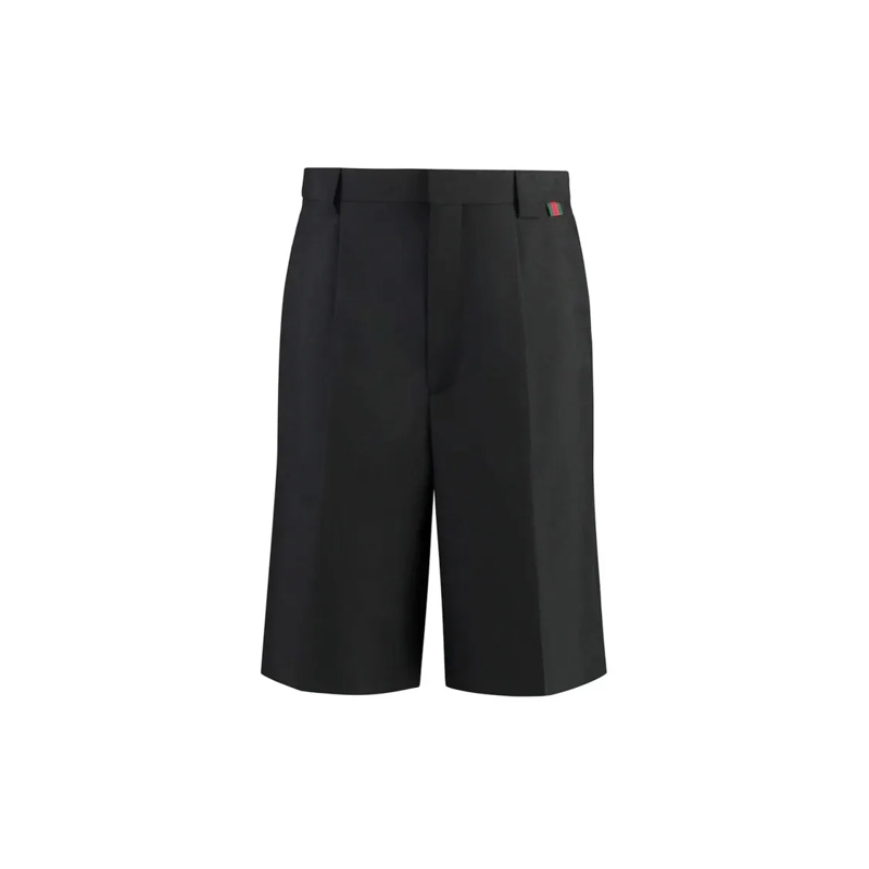 Gucci Casual Shorts Gabardine Bermuda Shorts Black