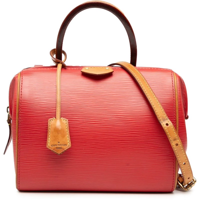Louis Vuitton Schultertasche Epi Doc BB rot