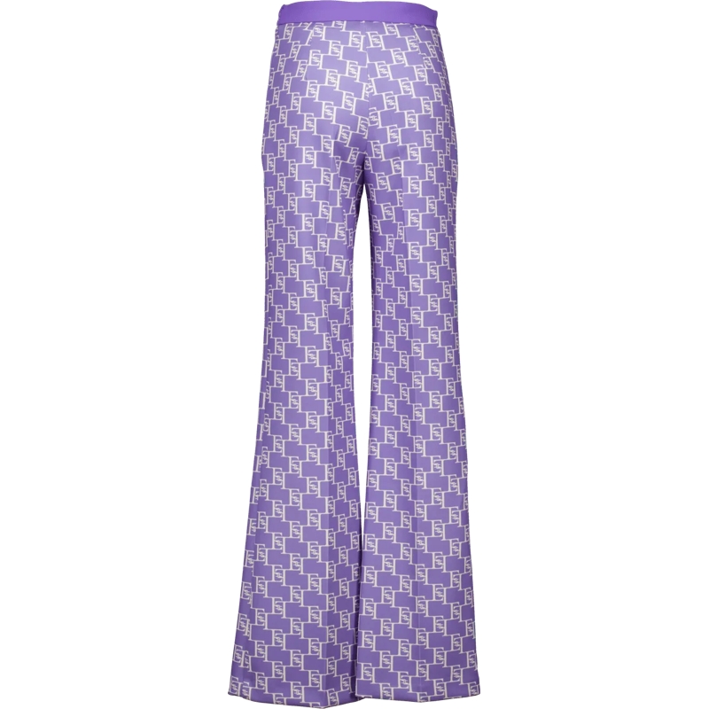 Elisabetta Franchi Hose Elisabetta Franchi Palazzo Pantalons Paars Pas1541 lila(Image 7)