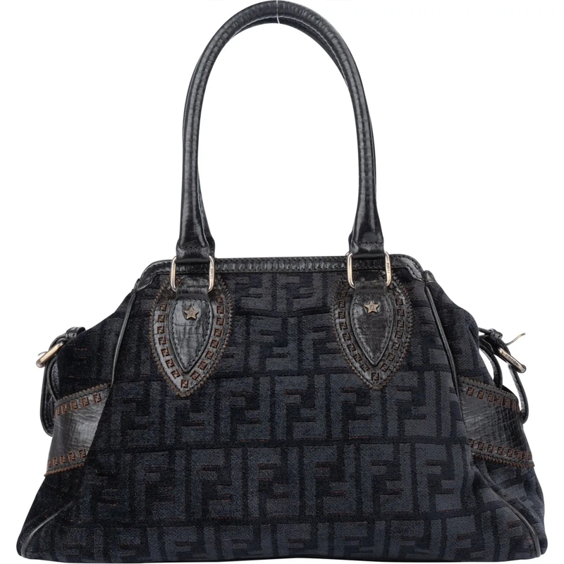 Fendi Schultertasche Fendi FF Monogram Piccola Handbag mehrfarbig