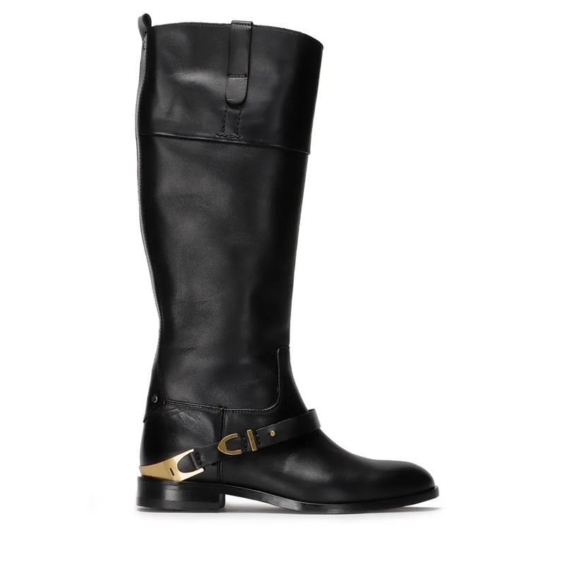 Golden Goose Stiefel Charlie New Leather Upper Boot Black