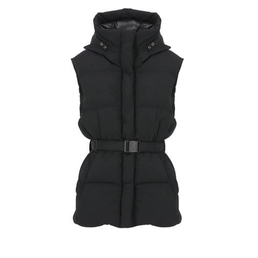 Canada Goose Black Padded And Quilted Sleeveless Black Overgangsjas