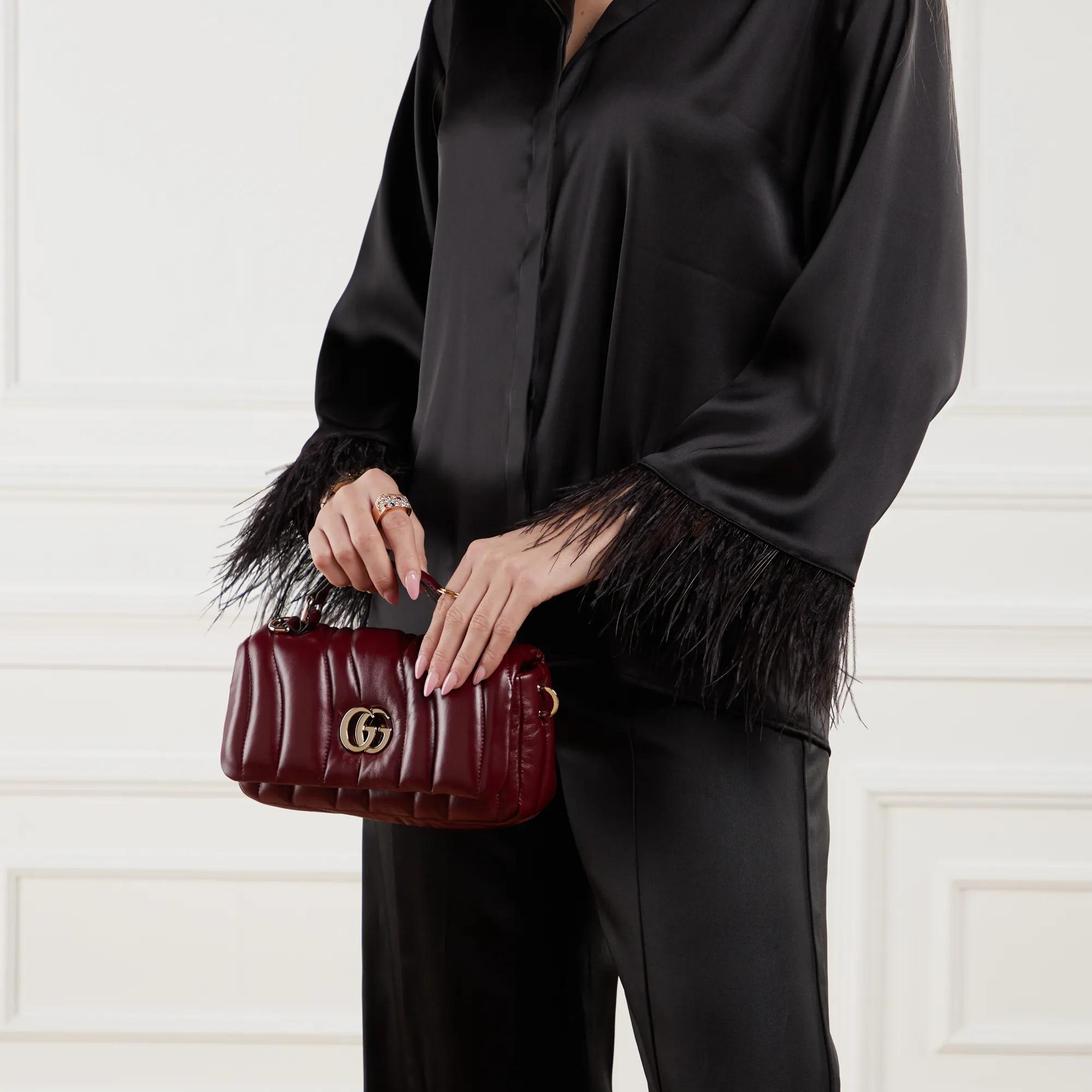 Gucci Satchels Milano Nappa Bag in rood