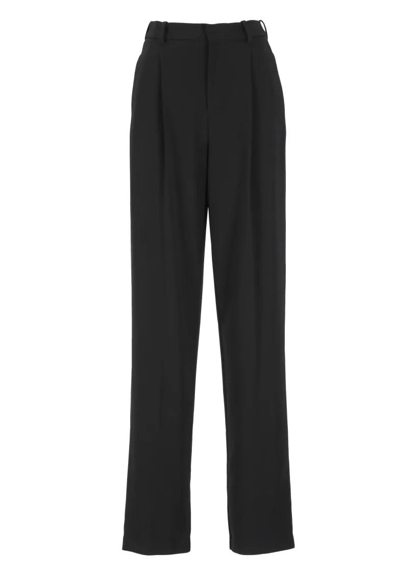 Elisabetta Franchi - Crepe Pants - Größe 40 - schwarz