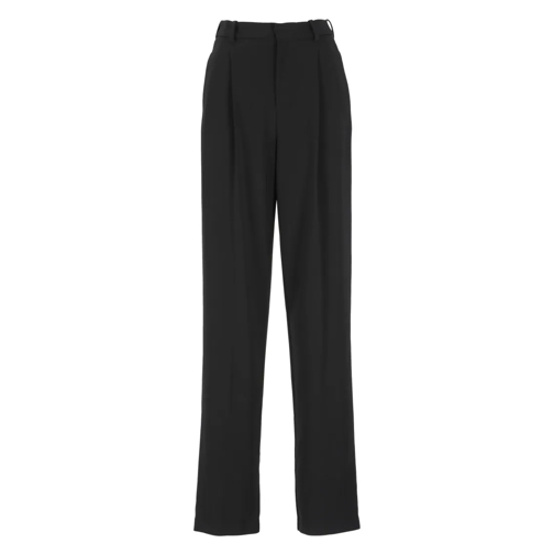 Elisabetta Franchi  Crepe Pants Black