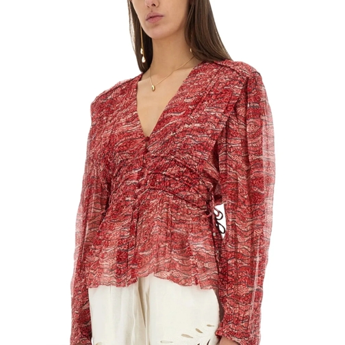 Etoile Isabel Marant Blusen "Axeline" Top Multicolor (Image 4)