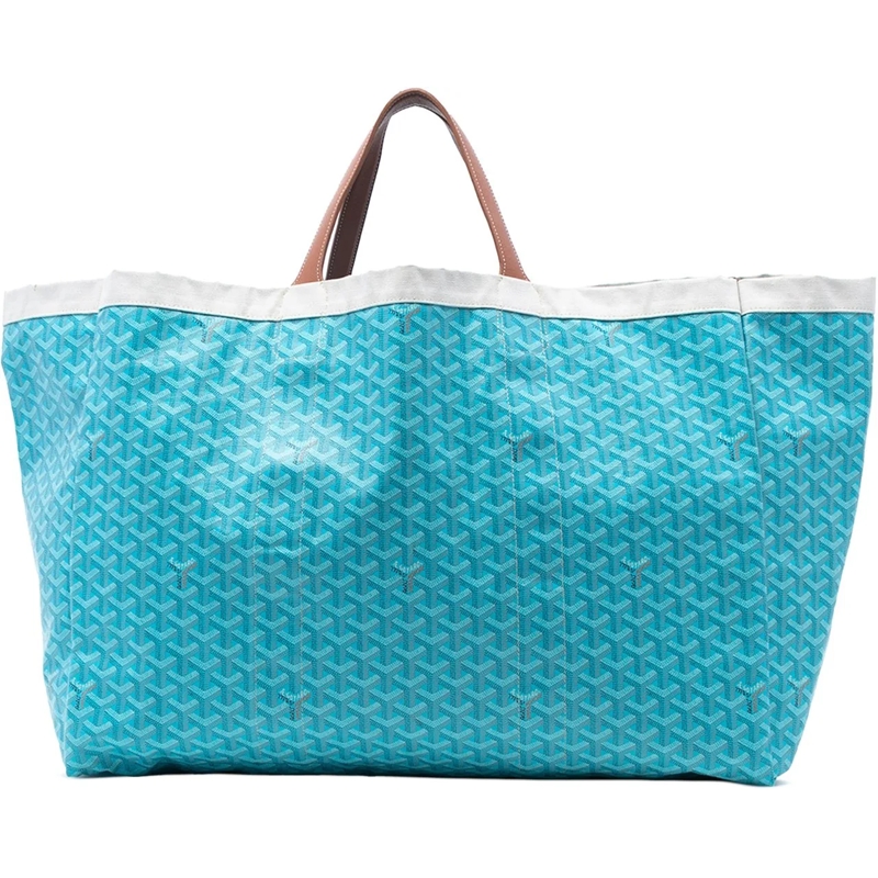 GOYARD Shopper Goyardine Reversible Belharra Tote blau
