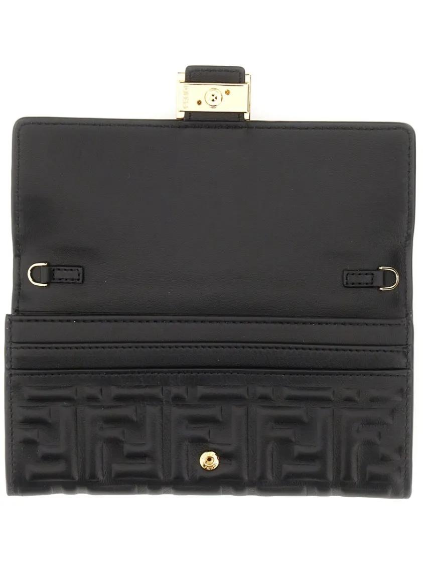 Thumbnail - Fendi Portemonnaie - Portafoglio Continental Baguette - Gr. unisize - in Schwarz - für Damen