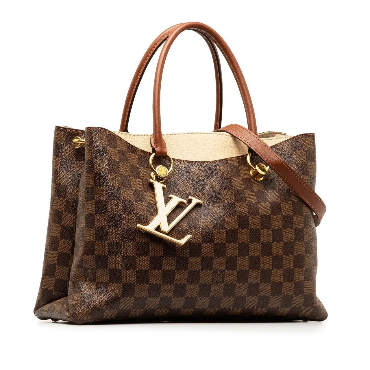 Louis Vuitton Crossbody bags 2019 Damier Ebene Riverside in bruin