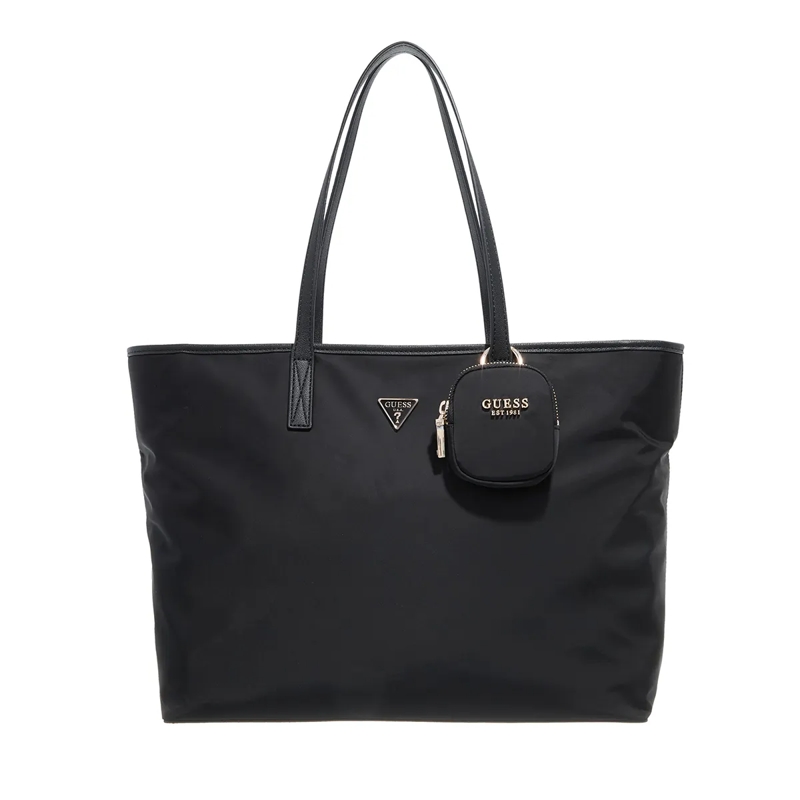 Guess Shopper Eco Gemma Large Tech Tote Black