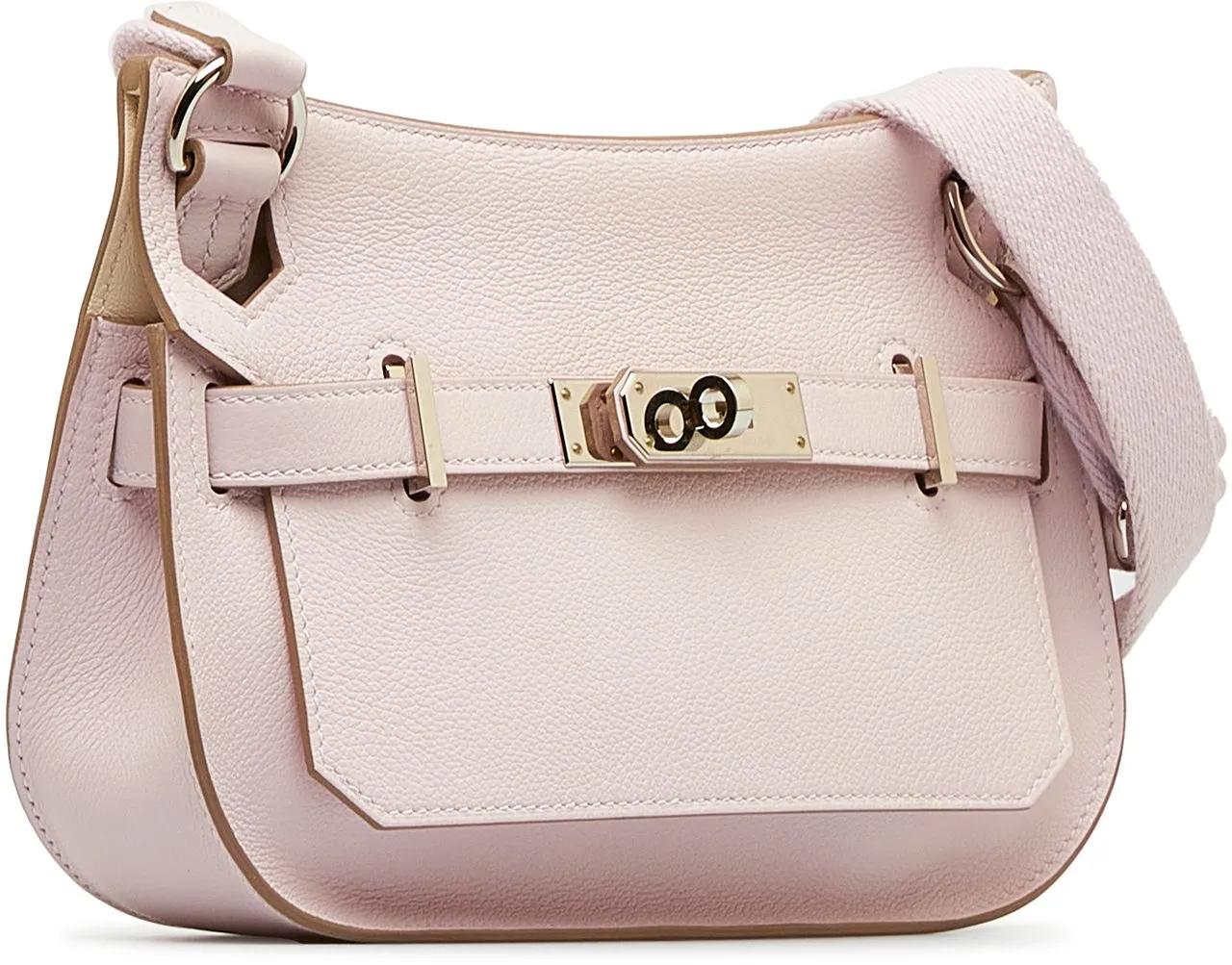 Hermès Hobo bags 2023 Mini Evercolor Jypsiere in poeder roze
