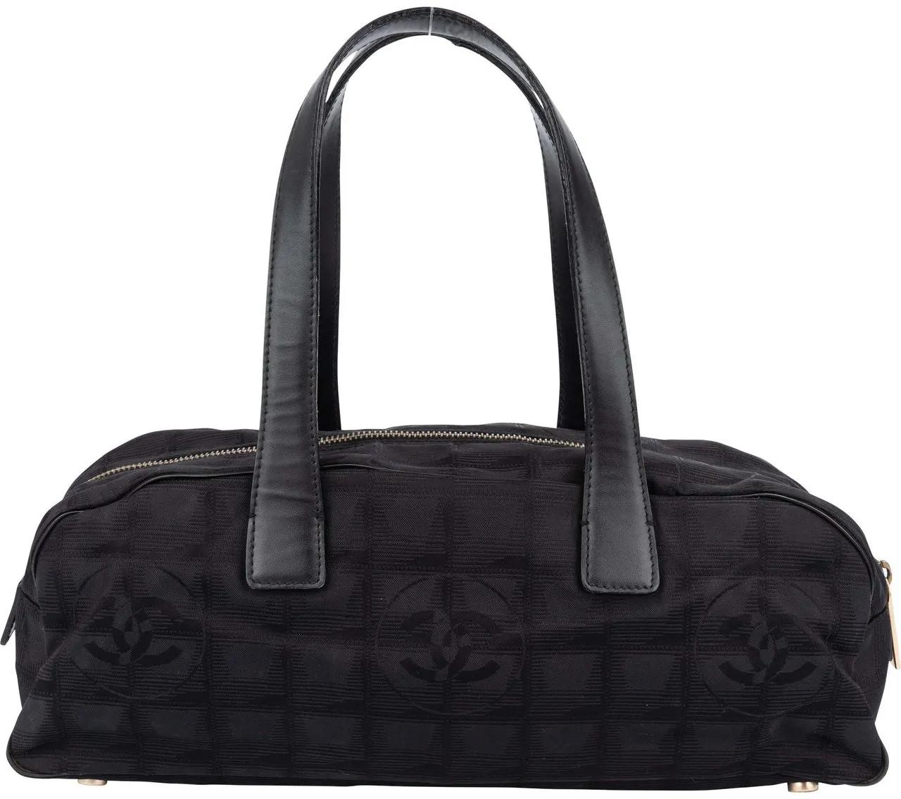 Chanel Crossbody Bags - Chanel Travel Line Monogram Handbag - Gr. unisize - in Schwarz - für Damen