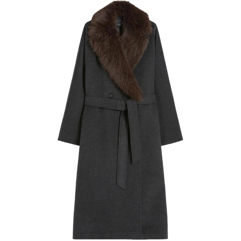 Max Mara Übergangsjacke Coats Anthracite grau