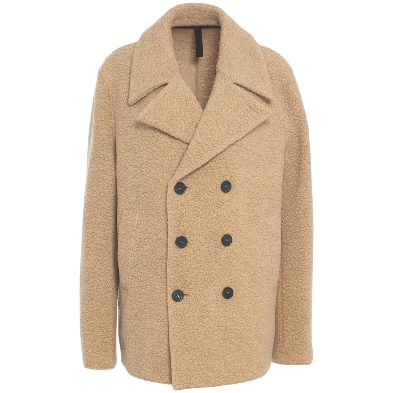 Harris Wharf Daunenjacke Boucle peacoat beige