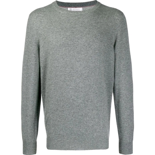 Brunello Cucinelli Pullover Girocollo M/l grau