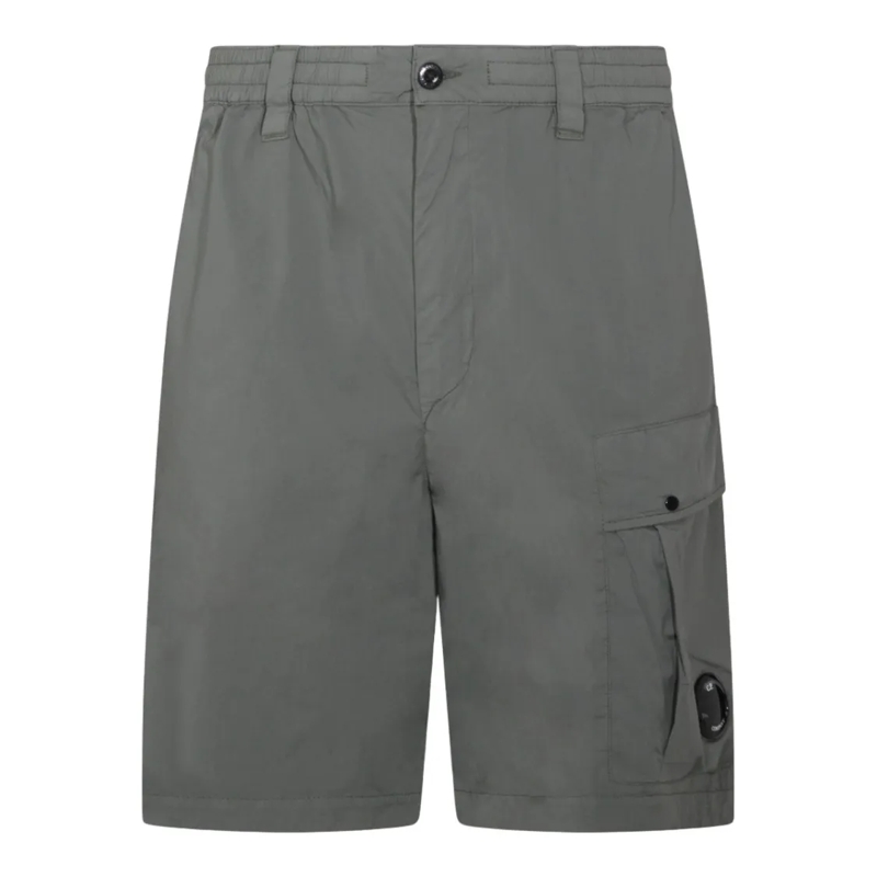 CP Company Casual Shorts Grey Shorts With Lens Detail Grey