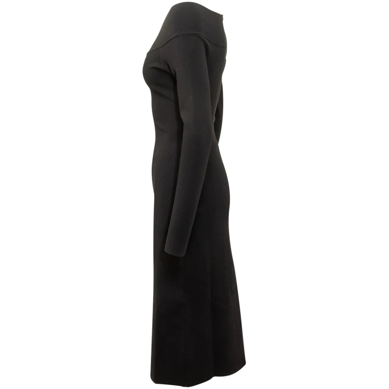 Stella McCartney Robe midi Stella McCartney Abito Off Shoulder schwarz(Image 3)