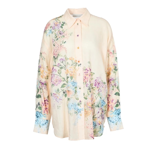 Zimmermann Top Halliday Relaxed Shirt weiß