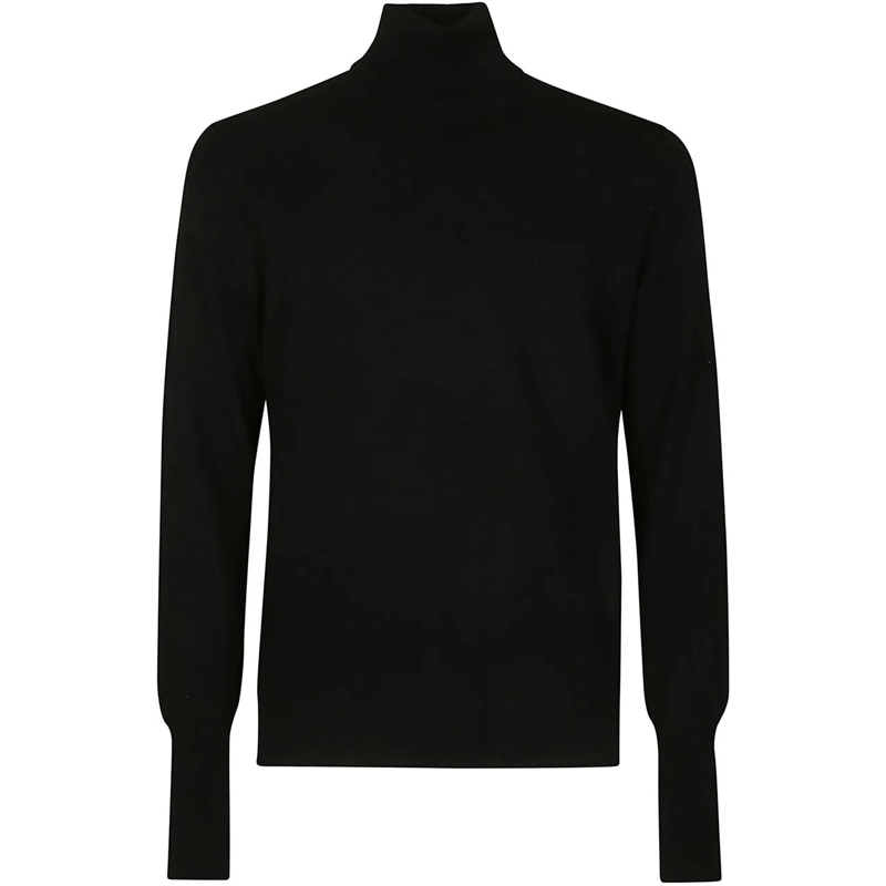 Ballantyne  Plain Turtle Neck Sweater Black schwarz
