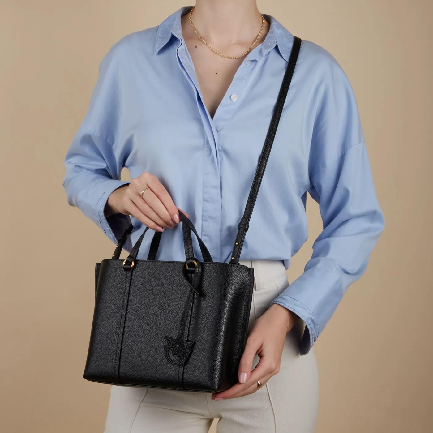 pinko Shoppers Carrie Shopper Classic in zwart