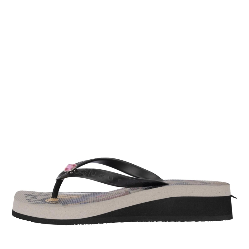 UZURII Flip Flops Pantoffeln Pantoffel Teddy Bear taupe