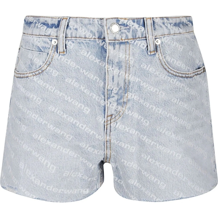 Alexander wang denim shorts hotsell